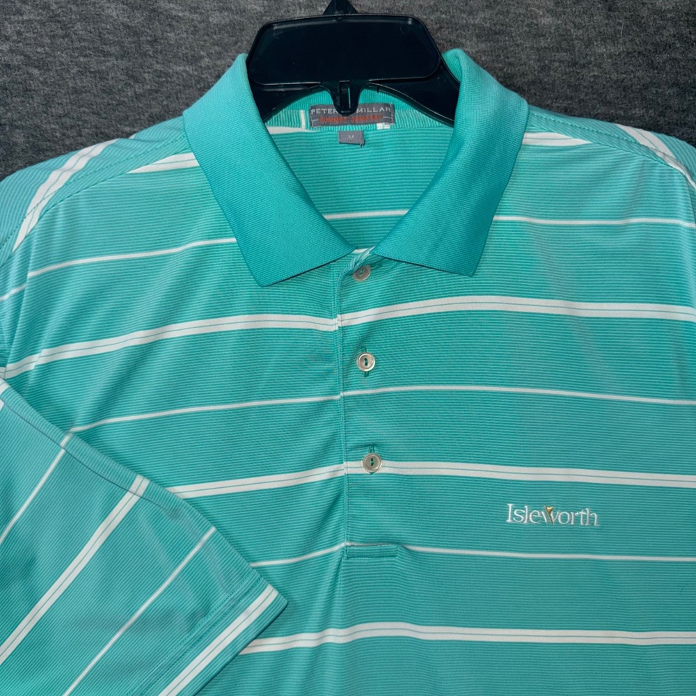 Peter Millar Summer Comfort Islewoth Performance Golf Polo Shirt Mens Size M